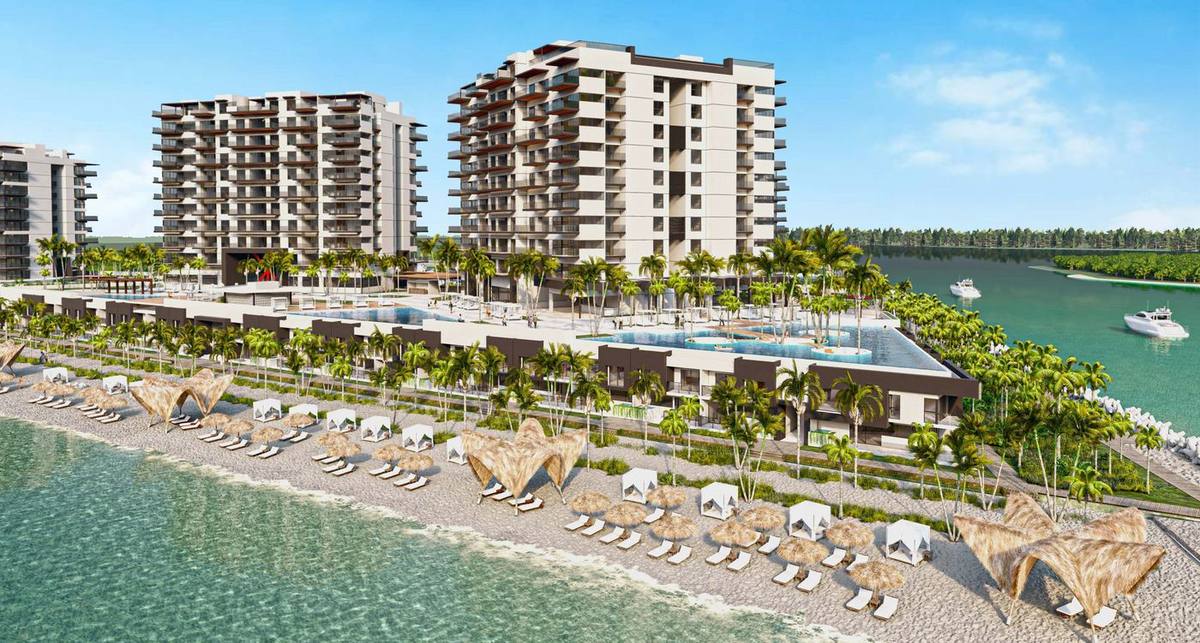 Villas frente al mar con playa privada
